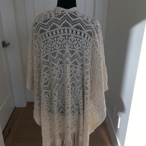 Boho Cream coloured Shawl